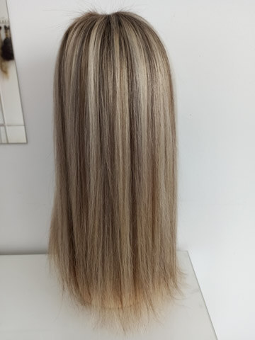 Tupé blond z pravých vlasů