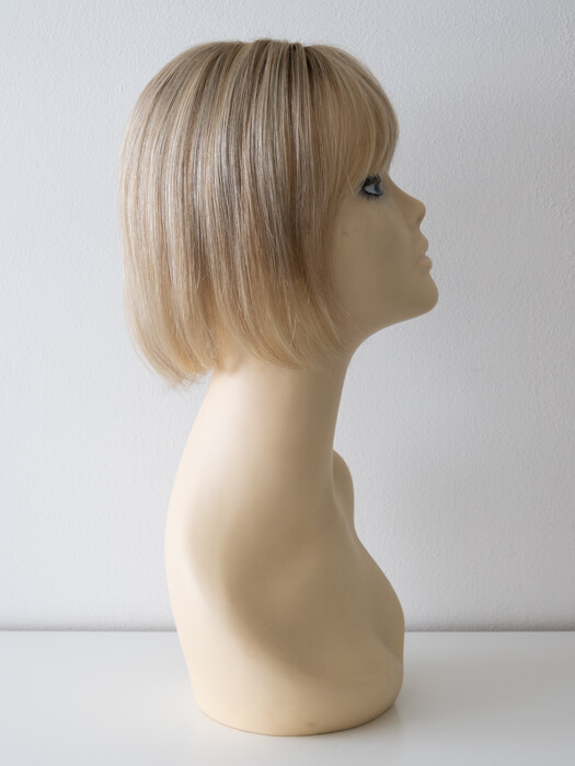 Tupé z pravých vlasů, blond 30 cm